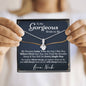 Personalized Gorgeous Bride To Be Alluring Beauty Necklace - Love You This Much