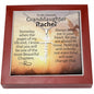 Personalized Granddaughter Faith Cross Necklace - Love You This Much
