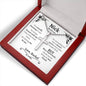 Personalized Guy Best Friend Ball Chain Cross Necklace - Love You This Much