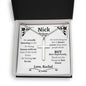 Personalized Guy Best Friend Ball Chain Cross Necklace - Love You This Much