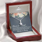Personalized Mama of an Angel Alluring Beauty Necklace - Love You This Much