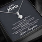 Personalized Mom (Love Son) Alluring Beauty Necklace - Love You This Much