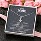 Personalized Mom (Love Son) Alluring Beauty Necklace - Love You This Much