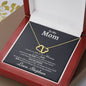 Personalized Mom (Love Son) Solid Gold Necklace - Love You This Much