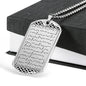Personalized Morse Code Promise Necklace For Men - Love You This Much