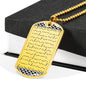 Personalized Morse Code Promise Necklace For Men - Love You This Much