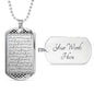 Personalized Morse Code Promise Necklace For Men - Love You This Much
