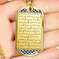 Personalized Morse Code Promise Necklace For Men - Love You This Much