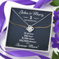 Personalized One Year Anniversary Love Knot Necklace - Love You This Much