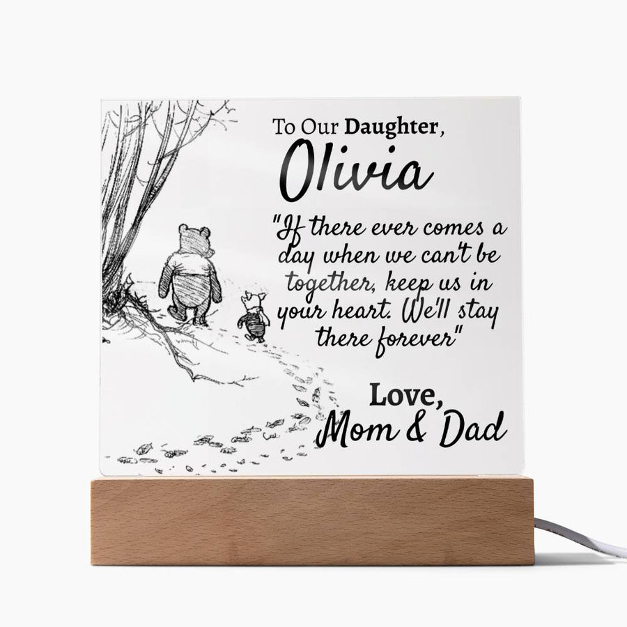 Personalized Our Daughter - Comes a Day - Mom and Dad - Love You This Much