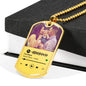 Personalized Our Song Dog Tag Necklace - Love You This Much