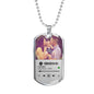 Personalized Our Song Dog Tag Necklace - Love You This Much