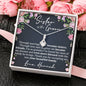 Personalized Sister Of The Groom Alluring Beauty Necklace - Love You This Much