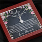 Personalized Sister Of The Groom Alluring Beauty Necklace - Love You This Much