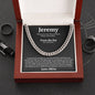 Personalized Son In Law Cuban Link Chain Necklace - Love You This Much