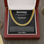 Personalized Son In Law Cuban Link Chain Necklace - Love You This Much