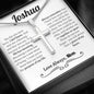 Personalized Son Wedding (Day You Were Born) Cross Necklace - Love You This Much