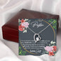 Personalized Stepdaughter Wedding Forever Love Necklace - Love You This Much