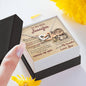 Personalized To My Wife Interlocking Hearts Necklace - Love You This Much