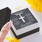 Prayer For My Mom Cross Necklace - Love You This Much