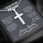 Prayer For My Mom Cross Necklace - Love You This Much