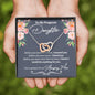 Pregnant Daughter Interlocking Hearts Necklace - Love You This Much