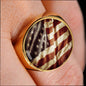 Rustic American Flag Ring - Love You This Much