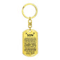 Son Carry You Keychain - Love You This Much