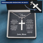 Son Graduation (Love Mom) Ball Chain Necklace - Love You This Much