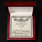 Son In Law Wedding Day Cross Cuban Necklace - Love You This Much