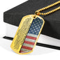 Son On Wedding Day Dog Tag Necklace Upgraded - Love You This Much
