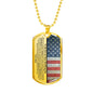 Son On Wedding Day Dog Tag Necklace Upgraded - Love You This Much
