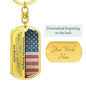 Son Wedding Day (From Parents) Keychain - Love You This Much