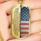 Son Wedding Day (Love Dad) Dog Tag Necklace - Love You This Much