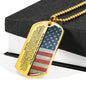 Son Wedding Day (Love Dad) Dog Tag Necklace - Love You This Much