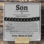 Son Wedding (From Parents) Classic Cuban Bracelet - Love You This Much