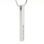 Son Wedding Love Mom Bar Necklace - Love You This Much