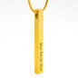 Son Wedding Love Mom Bar Necklace - Love You This Much