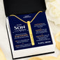 Son Wedding Love Mom Bar Necklace - Love You This Much