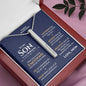 Son Wedding Love Mom Bar Necklace - Love You This Much