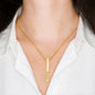 Son Wedding Love Mom Bar Necklace - Love You This Much
