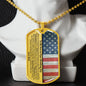 Son Wedding (Love Mom) Dog Tag Necklace - Love You This Much