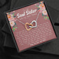 Soul Sister Best Friend Interlocking Hearts Necklace - Love You This Much