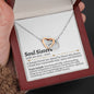 Soul Sister Definition Interlocking Hearts Necklace - Love You This Much