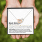 Soul Sister Definition Interlocking Hearts Necklace - Love You This Much