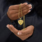Soulmate Roses Heart Necklace - Love You This Much