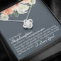 Stepdaughter (handpicked) Love Knot Necklace - Love You This Much