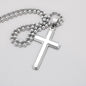 Stepped Up Dad Ball Chain Cross Necklace - Love You This Much