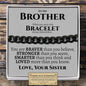 To My Brother (Love Sister) Classic Cuban Bracelet - Love You This Much