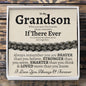 To My Grandson "If There Ever" Bracelet - Love You This Much